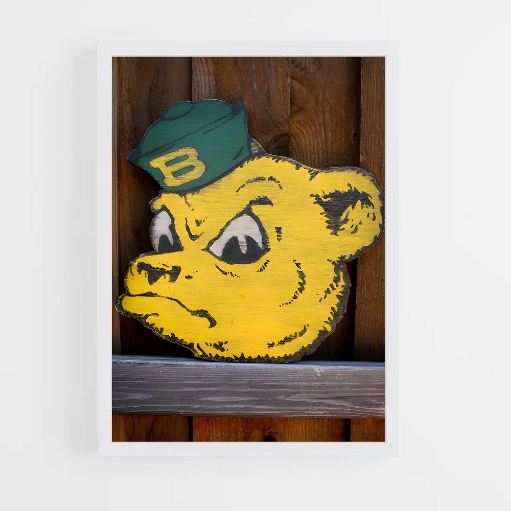 Poster Bear Necessities – affiche Basketball (vue 3)